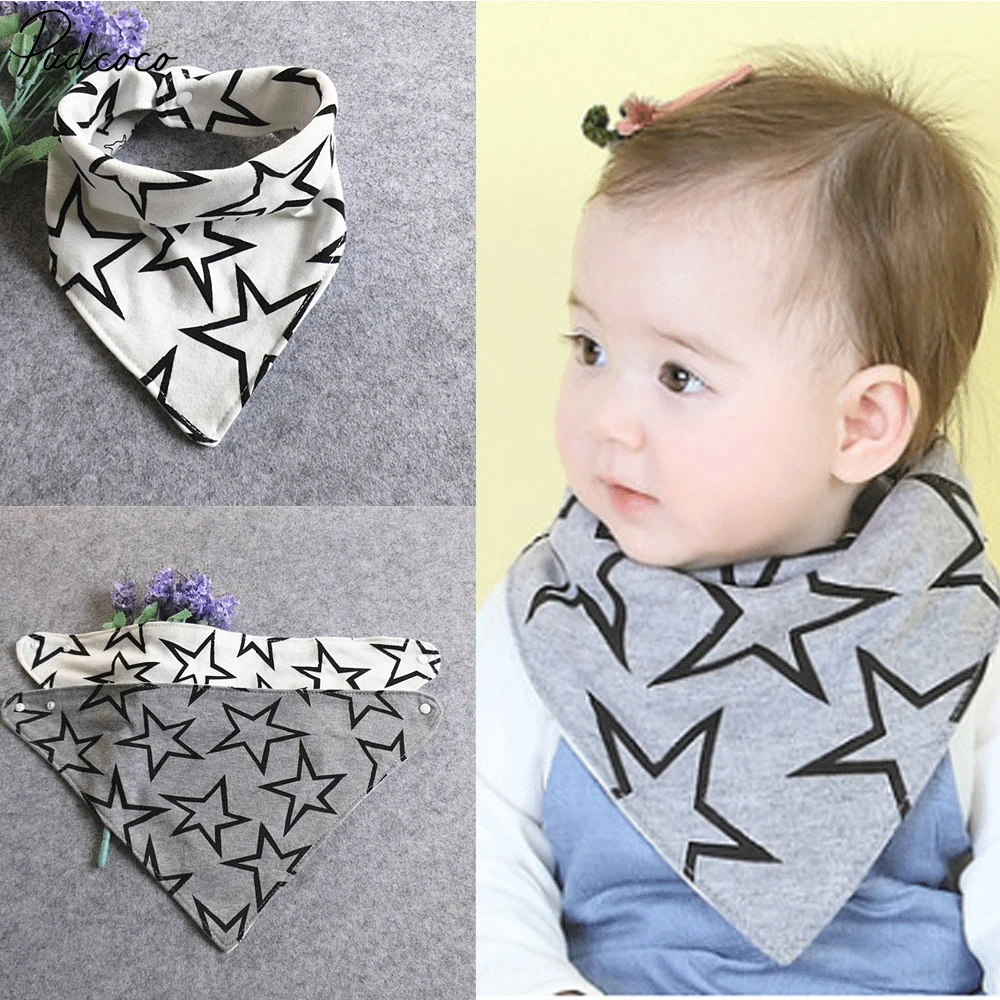 

Baby Bibs Newborn Scarf Boys Girls Feeding Smock Infant Towel Burp Cloths