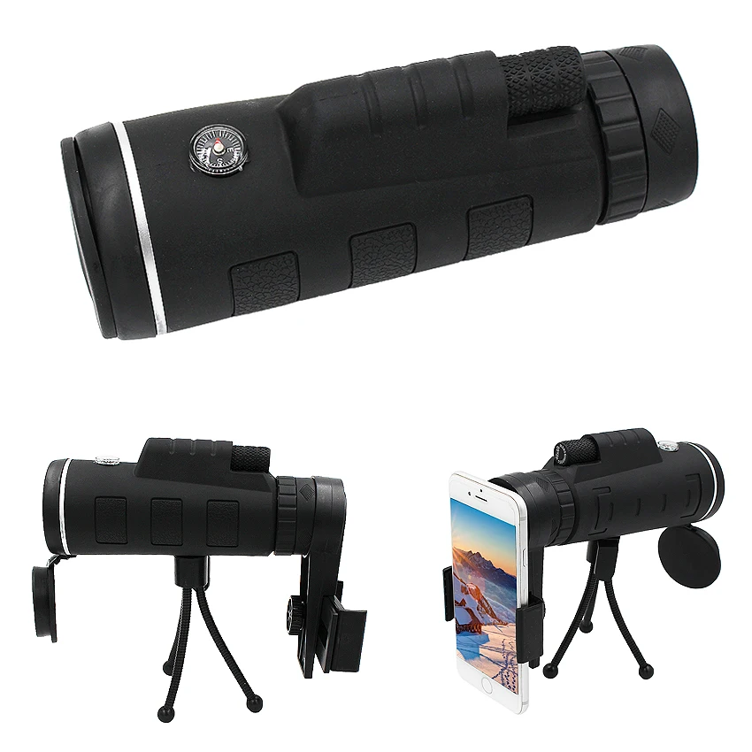 Kogngu 40X Zoom Monocular Mobile Phone Telescope Para