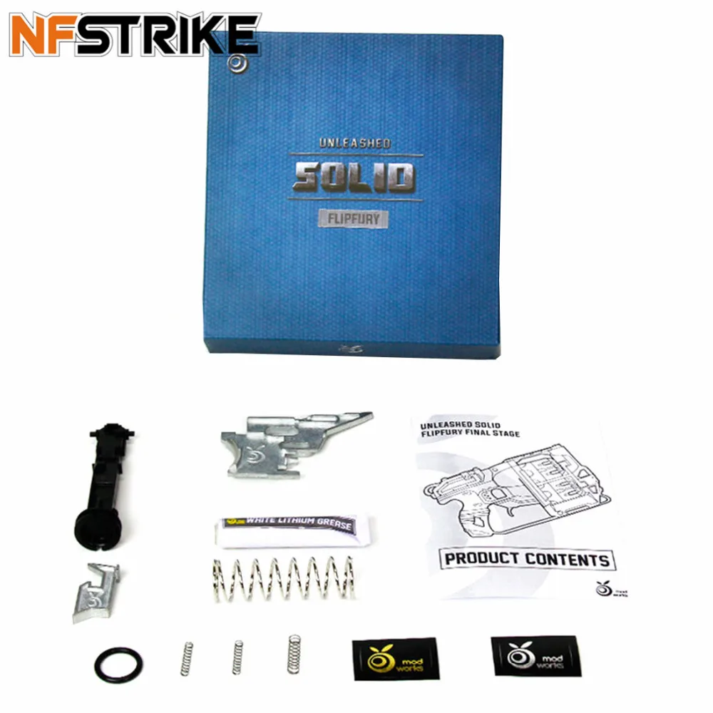 

Orange Mod Work 7KG Spring Upgraded Mofidied Kit for Nerf Zombie Strike FlipFury Blaster