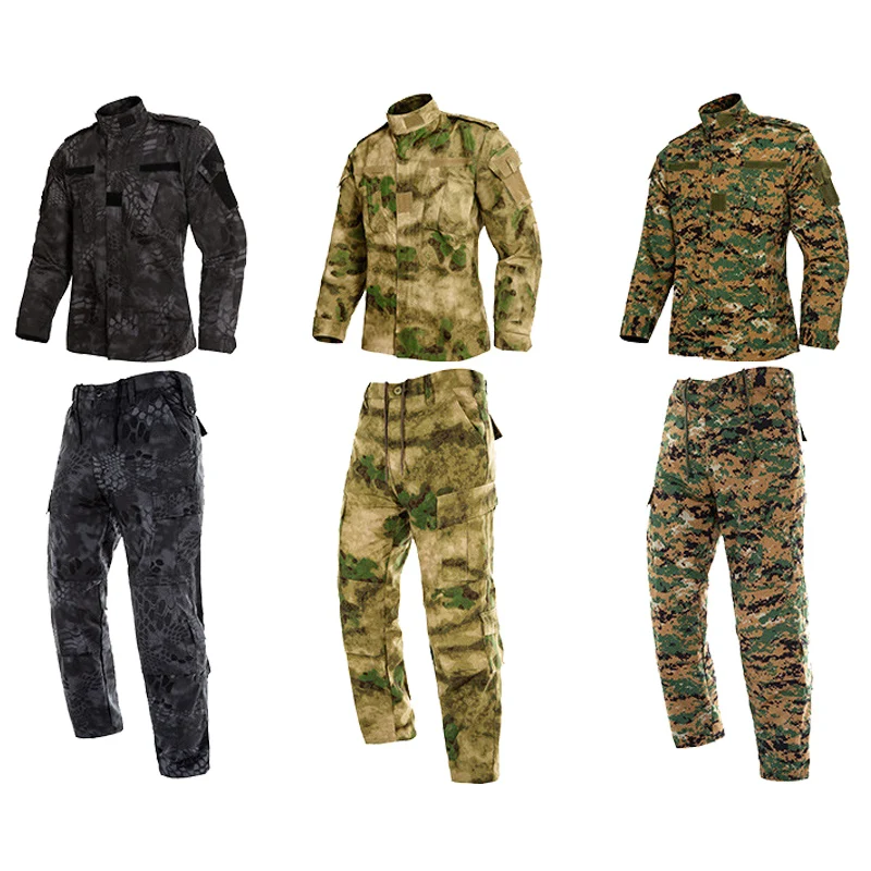 Для мужчин s ghillie костюмы США Военная ACU армейская хлопковая полиэфирная Мужская