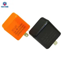 Waase мотоцикл 12 В 2 Pin регулируемый светодиодный поворотники Реле мигалка частота Fix мотоциклетная вспышка