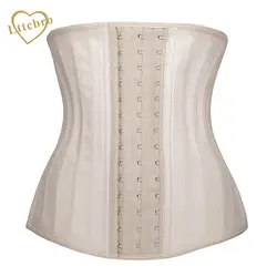 Ню латекс талии Cincher талии тренер корсет для похудения Body Shaper Живота тренировки животик сжигатель жира 25 Сталь Boned корсет Топ