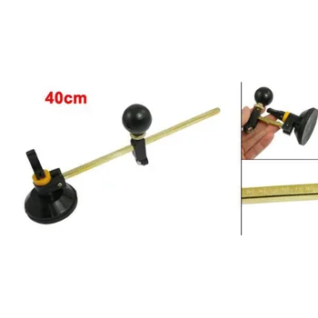 

THGS 15.7" Long Adjustable Compasses Type Glass Circle Circular Cutter