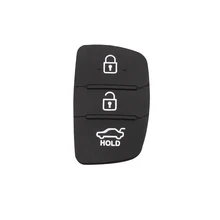 LARATH New Auto Rubber Replacement Parts Car Key Case For 2013-2014 HYUNDAI Santa Fe (ix45) 3Buttons Key Shell Blanket