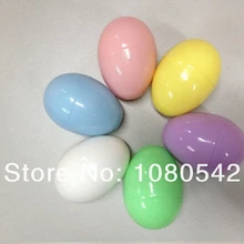 Украшение, пастельный цвет, открывающаяся яичная скорлупа, пластиковое яйцо, пасхальное яйцо для подарка 8x5,5 см, 6 шт./лот