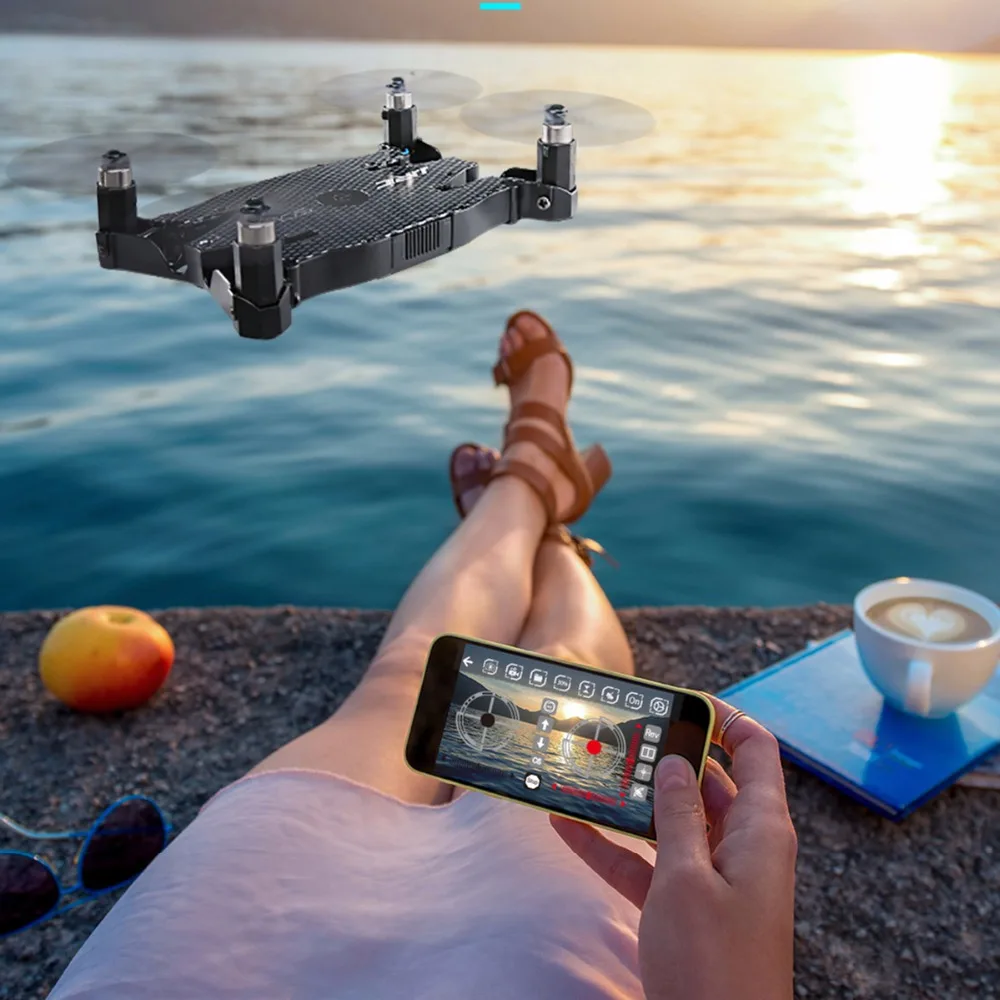 

RC Drone with Camera Profesional FPV Quadcopter RC Helicopters JJRC H49 H49WH SOL 4ch 720P Mini Folding Automatic Air Pressure