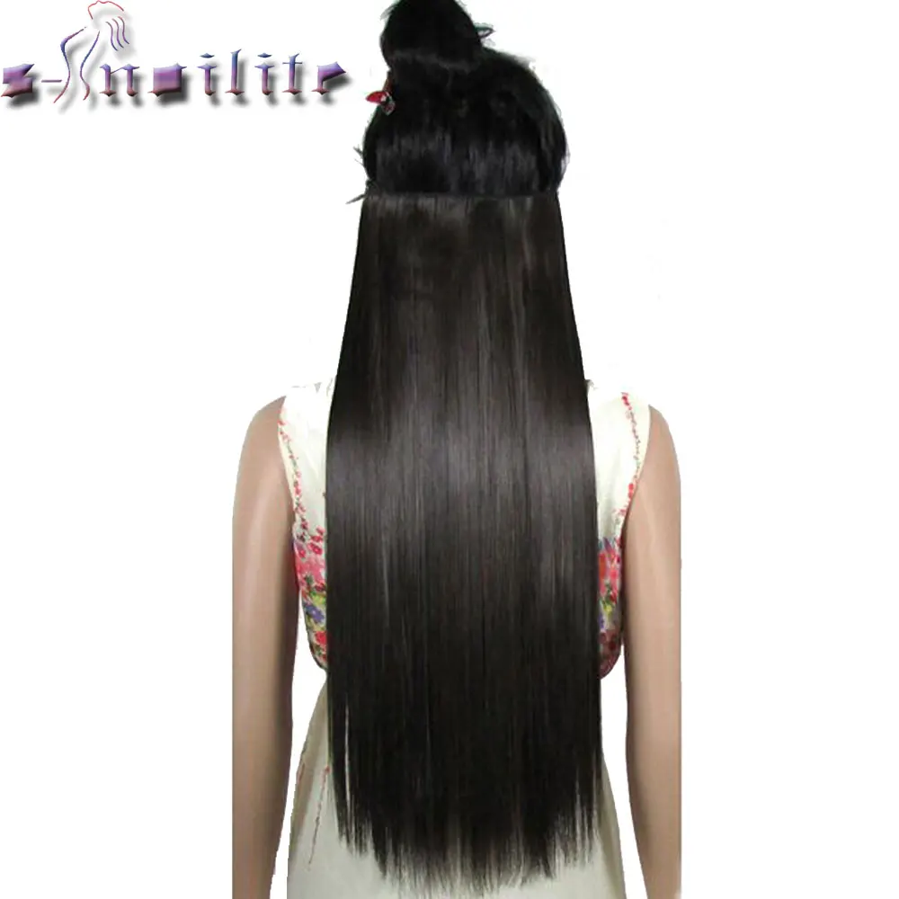 S noilite 18 30 inches Clip in remy Hair Extensions 3/4