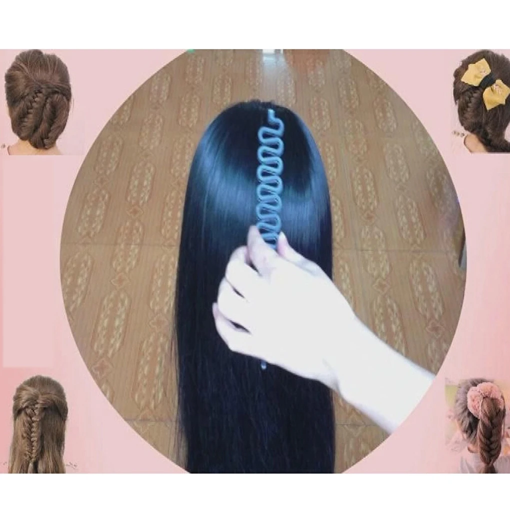 Горячая распродажа! инструмент для плетения волос для девушек, инструмент для укладки волос DIY аксессуары для парикмахерских