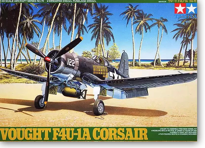 Модель летательного аппарата 1/48 Tamiya собранная пиратский боец 61070 | Игрушки и
