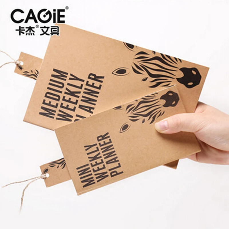 cagie 2016 vintage mini pocket notepad business office weekly