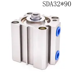 SDA32 * 90 Стандартный цилиндр тонкий цилиндр SDA Тип пневматический цилиндр Thin Air цилиндра