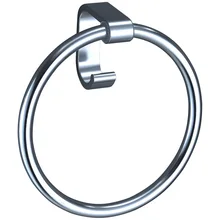 Punch-free aluminum towel ring round towel rack hanging coat holder towel shelves bathroom rack storage organizer Punch-free aluminum towel ring round towel rack hanging coat holder towel shelves bathroom rack storage organizer