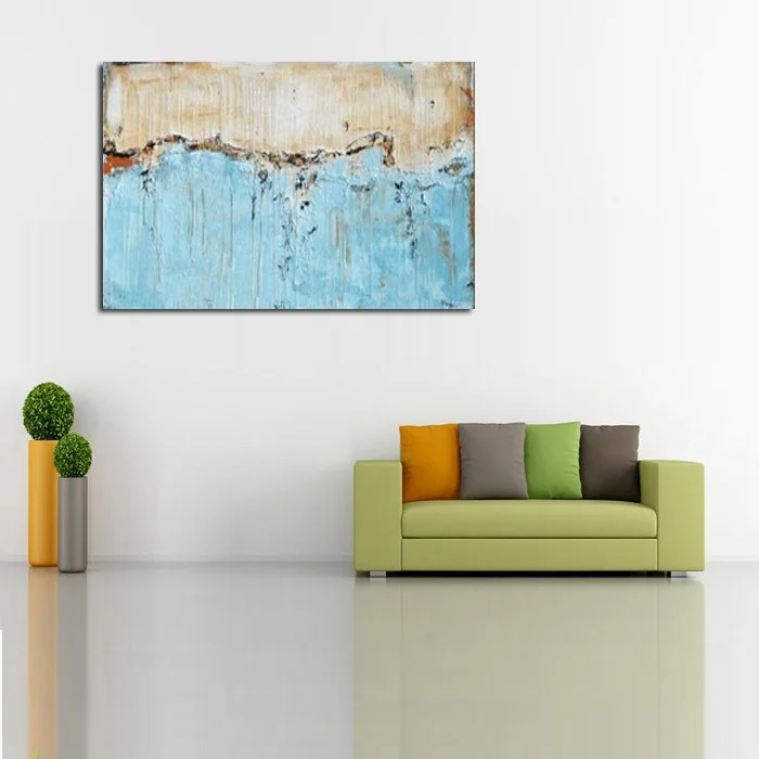 

Large Canvas Modern Abstract oil Painting Kitchen Living Room Landscape Wall Picture Hand Painted wall art Home Decor Oil Paints
