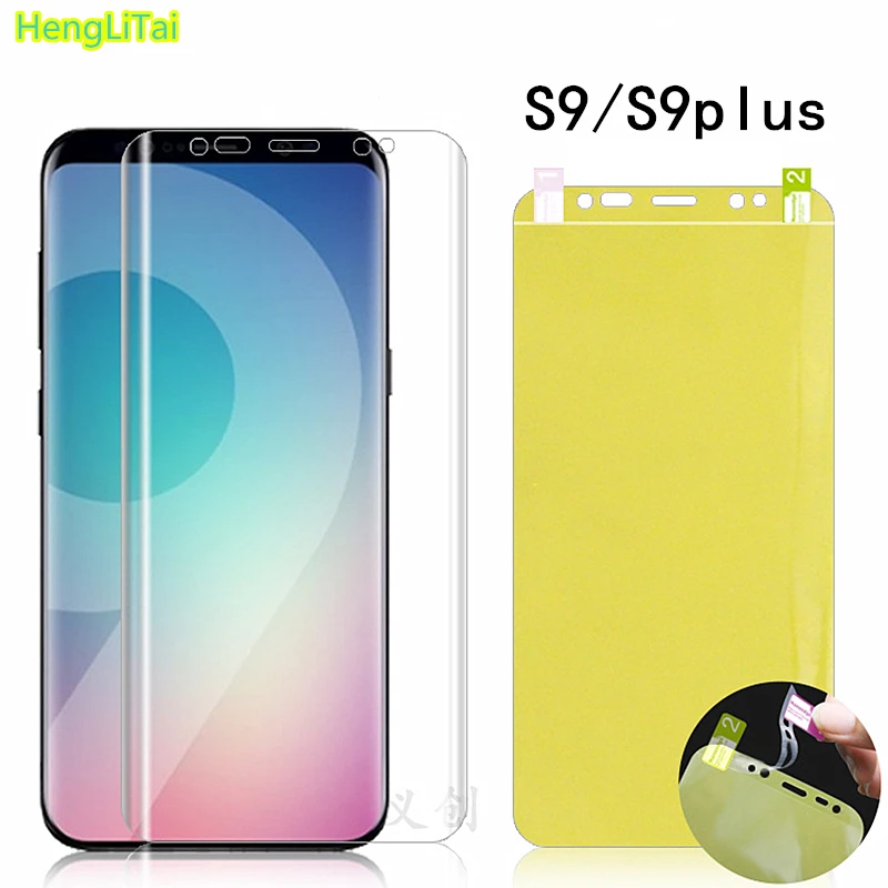 

New 1Pc/3Pcs/5Pcs Full Coverage Explosion Proof Screen Protector For Samsung Galaxy S9/ S9Plus TPU Soft Film Protection Film