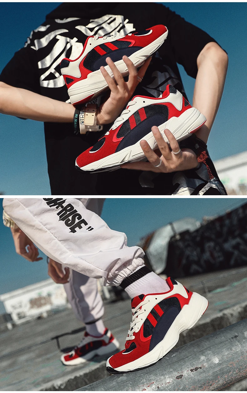Men's Chunky Sneaker Shoe Mens Platform Trainers Sneakers Men Luxury Brand Men Casual Shoes Brand Mens Shoes Sneakers Flat New (15)