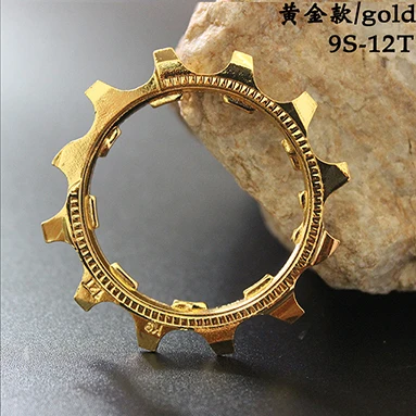MTB Mountain bike flywheel repair patch sprocket wheel  9 10  speed 11T 12T 13T denticulate Repair Parts For shimano and sram 9speed 12T-golden
