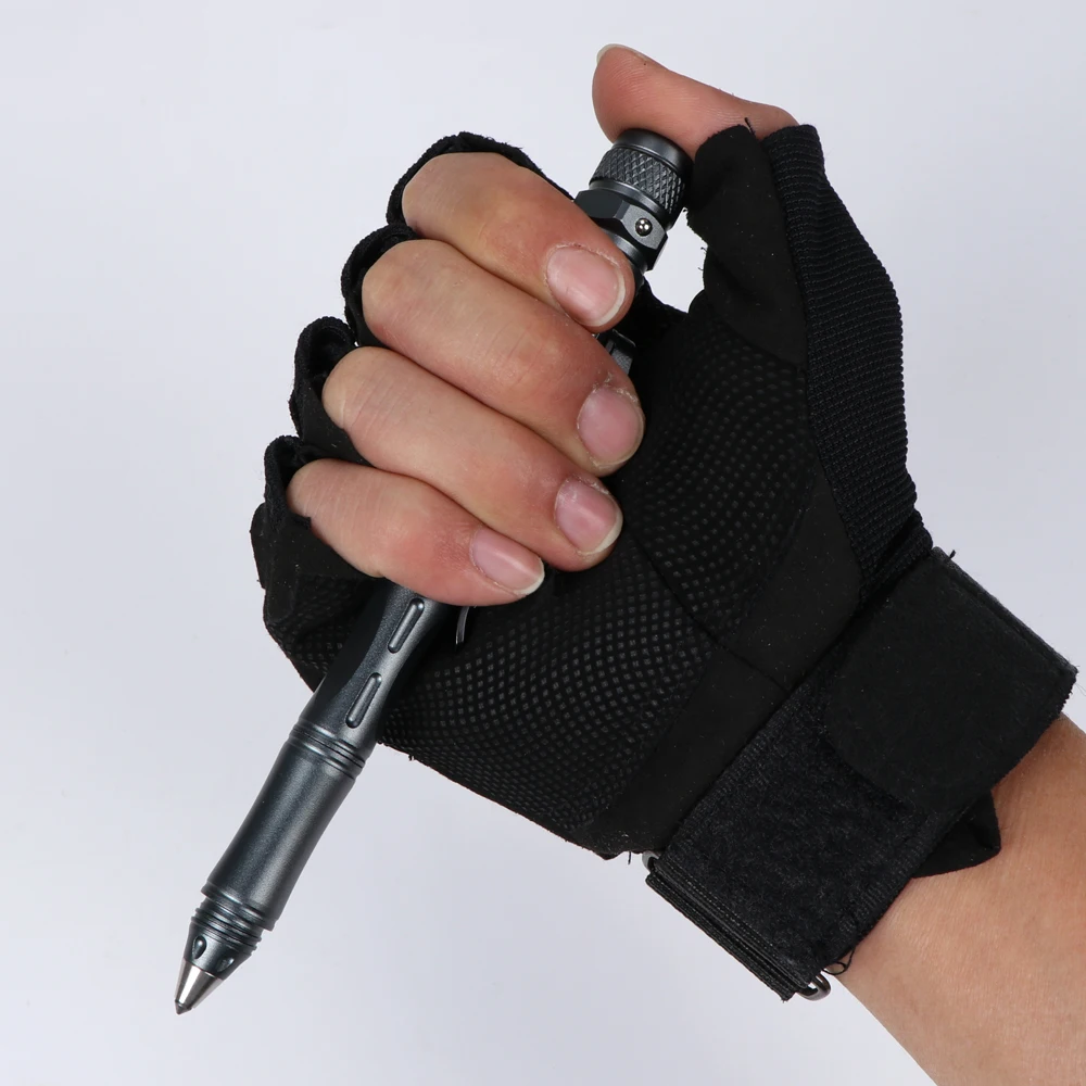 

LED SOS Strobe Rechargeable Tactical pen Multi-function self-defense Pen body Guard survival Magnetic Control Switch EDC supplie