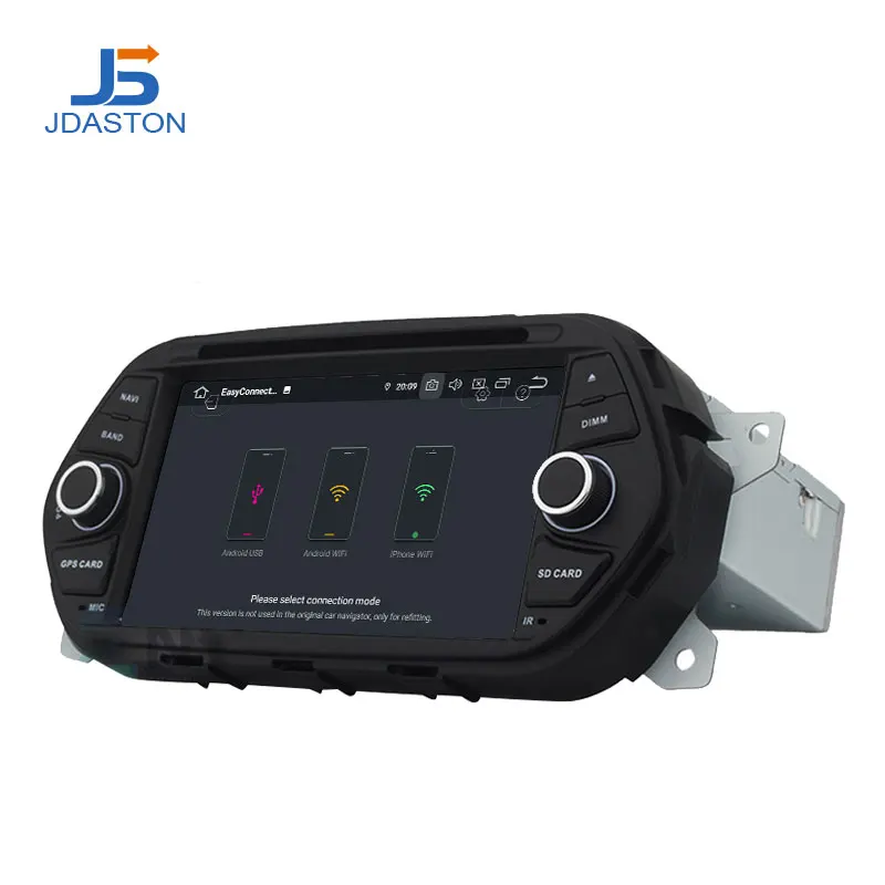 Flash Deal JDASTON Android 9.0 Car DVD Player For Fiat Tipo Egea 2015 2016 2017 Multimedia GPS Navigation 1 Din Car Radio Stereo 4G+32G CD 2