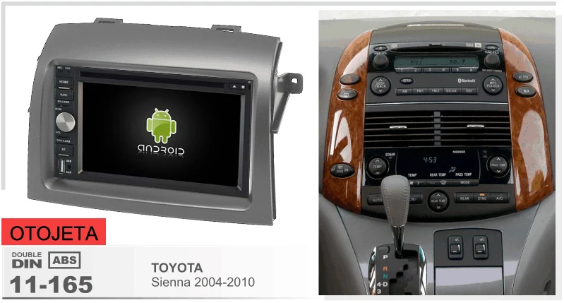 

frame+android 6.0 4G lite car dvd player for toyota sienna 2004-2010 multimedia stereo radio GPS navi tape recorder head units