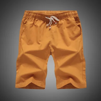 

Summer Men Casual Shorts Beach Board Shorts Mens Quick Drying bermuda masculina Cotton Solid Shorts Plus Size M-5xl Masculino