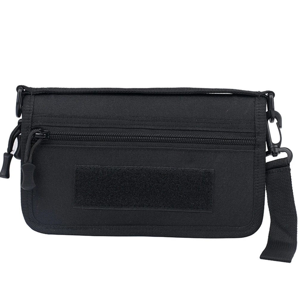

Zipper Oxford Cloth Credit Card Mini Handbag Tactical Wallet Double Folded Adjustable Outdoor Travel Waterproof Money Pouch