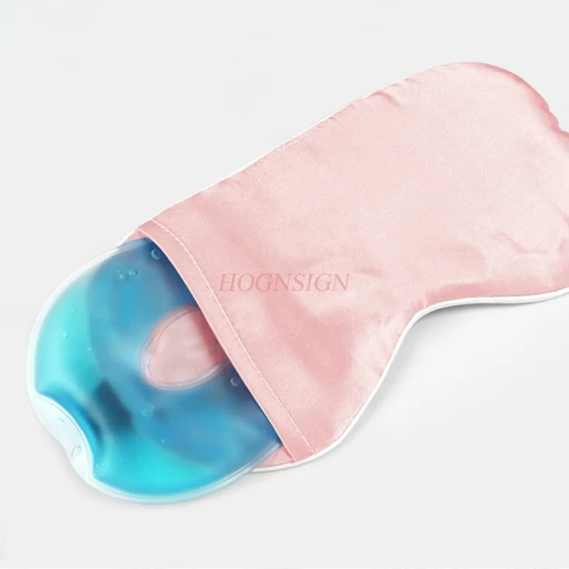 Face de Seda Máscara de Olho Dupla Sombreamento Sono Earplug Anti-ruído Três Peças Desfrutar 8 High Quality Beleza e saúde