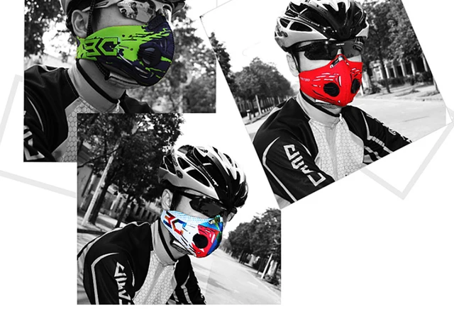 BASECAMP maska rowerowa Aktywna ochrona przed zanieczyszczeniami Carbon maski pyłoszczelna Góra rower sport Road maski rowerowe twarz okładka -