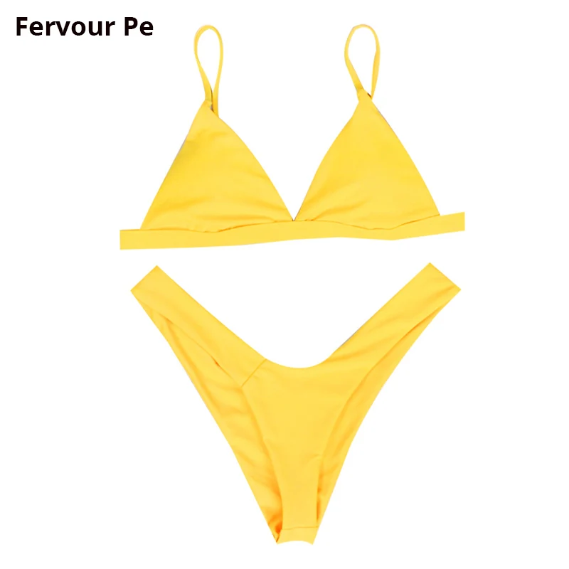 

Summer New arrival Sexy bikini 2019 Quick drying swimsuit Simple style pure color Split type Bikini T18095