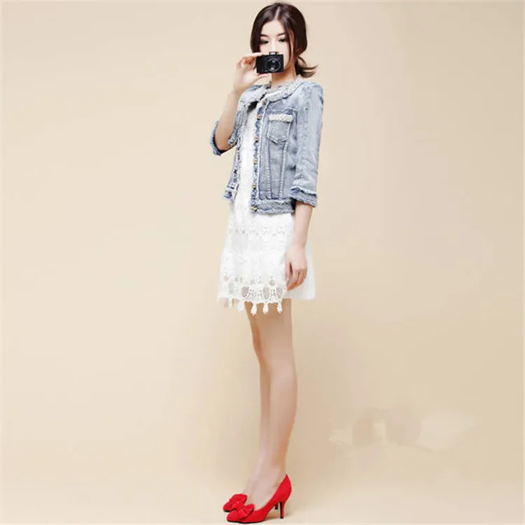 female spring autumn denim jacket (2)