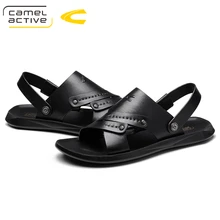 Camel Active/обувь из натуральной кожи; мужские летние сандалии для мужчин; сандалии; модные сандалии и шлепанцы; модные мужские пляжные сандалии