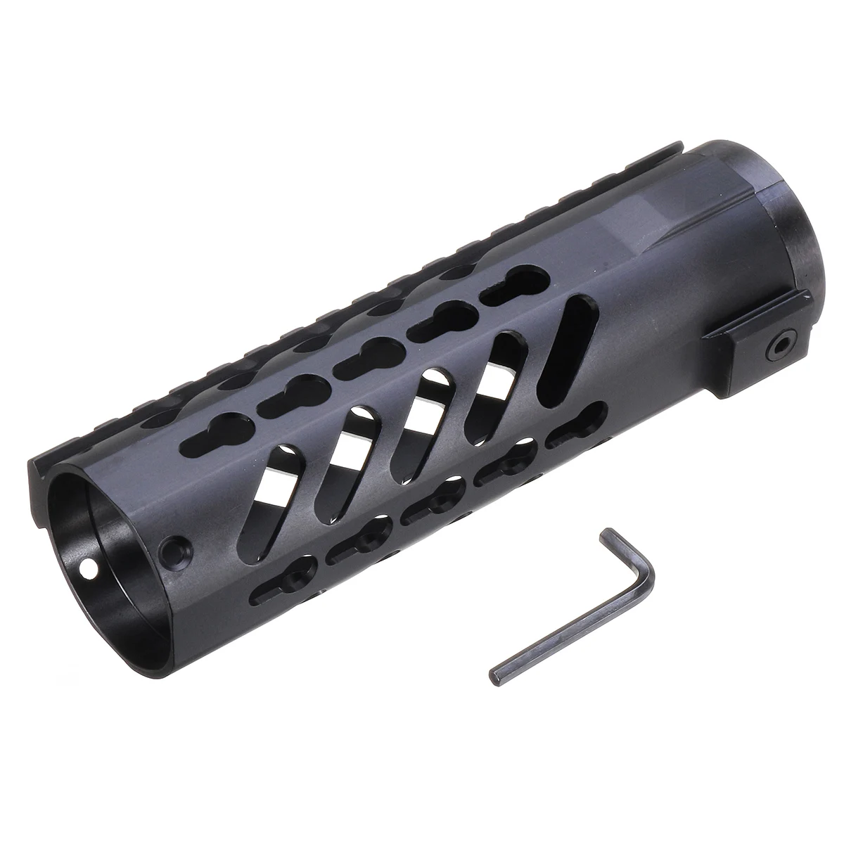 7 дюймов/9 дюймов/12 дюймов/15 дюймов металлический Fishbone Keymod+ Переднее стабильное кольцо для Jinming 9 Gen9 M4a1 мяч для игрушечного пистолета для металлической рыбьей кости - Цвет: 7in