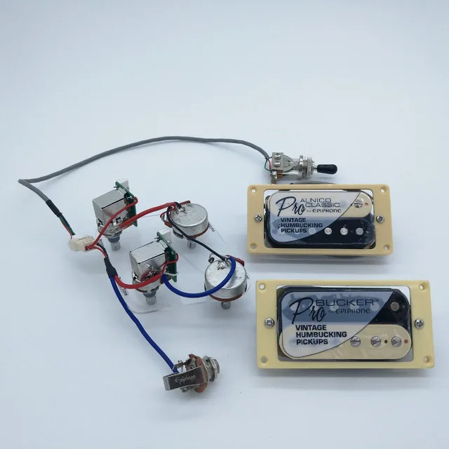1 Set Original Epi Standard PRO Alnico zebra Humbucker Pickup With ...