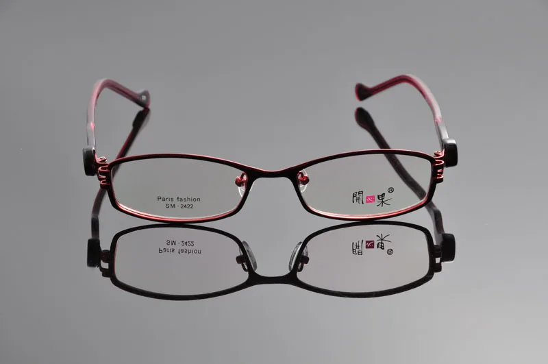DEDING женские Полностью металлические оптические очки для близорукости оправа без рецепта линзы очки для женщин DD1147