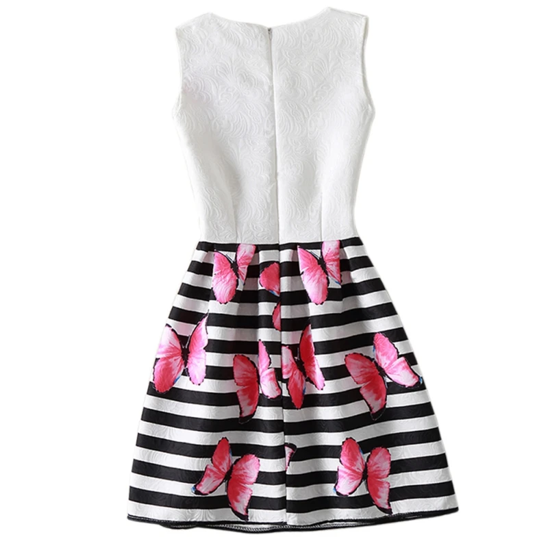 Strip Party Dress