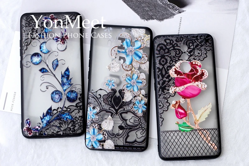 Роскошный мягкий защитный чехол с кружевным цветком для телефона Huawei mate 10 pro |