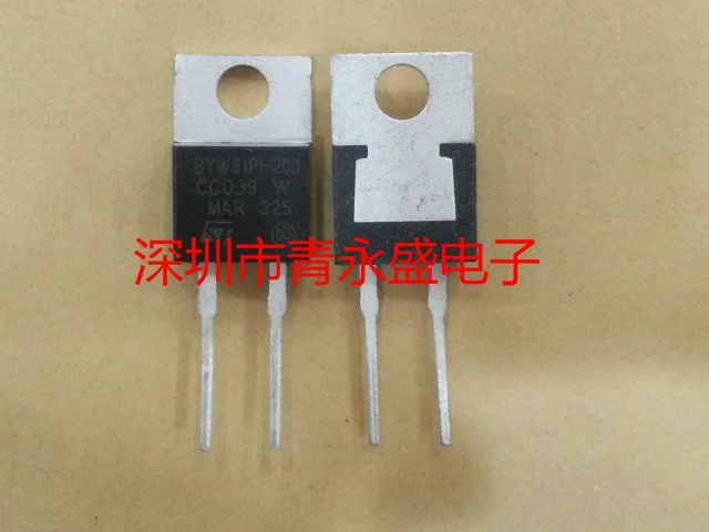 10 шт./лот BYW81PI 200 быстрое восстановление диод TO 220 оригинальный Продукт|diode|diode fastdiode