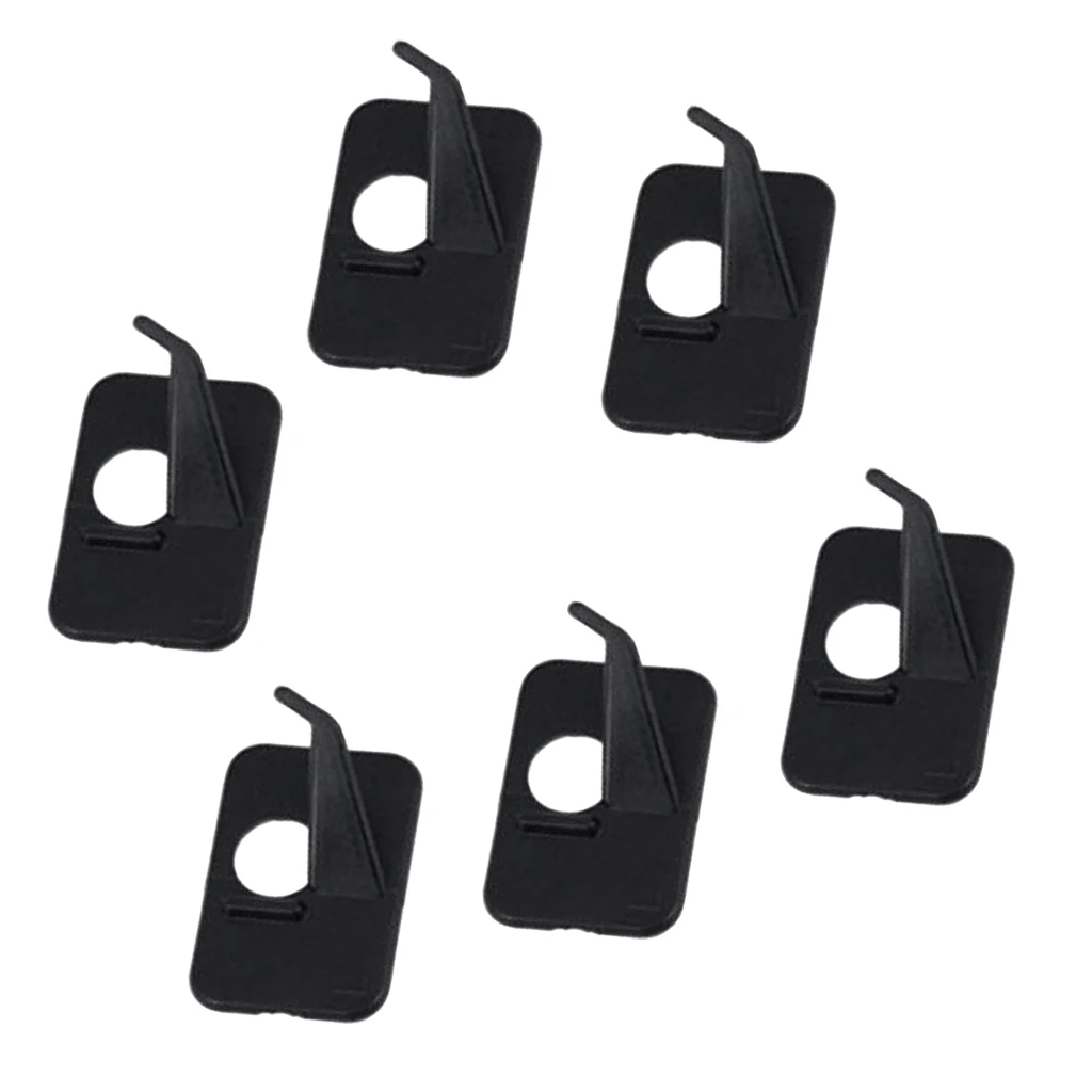

6 Pieces Hunting Shooting Archery Recurve Bow with Self-adhesive back Plastic Adhesive Arrow Rest Right Hand / Left Hand