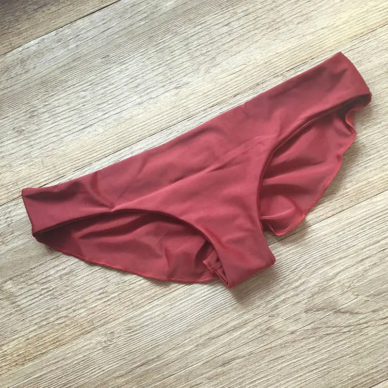 Цветочные повязки сексуальные стринги бикини-Танга бикини дно сексуальный купальный костюм; Купальник для женщин купальный костюм 119T - Цвет: winered