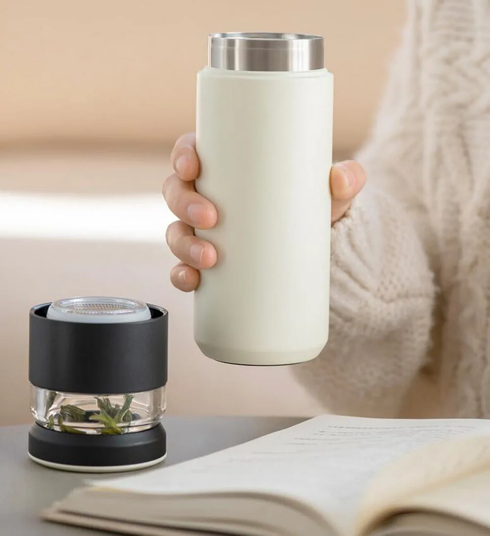 2019 Xiaomi Fun Home 520ML Thermos Water Bottle Double Wall Stainless Steel 316 Vacuum Flasks Thermos Bottle Tea Infuser (5)