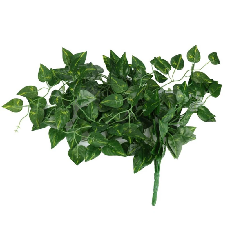1Pcs Artificial Fake Hanging Vine Plant Leaves Garland Home Garden Wall Decoration Waterproof beautiful Decor hot sale C0312#30 01