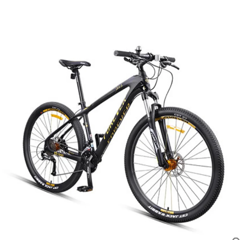 Carbon Fiber Mountain Bike Male Off-road Shimano Variable Speed Double Damping Bicycle