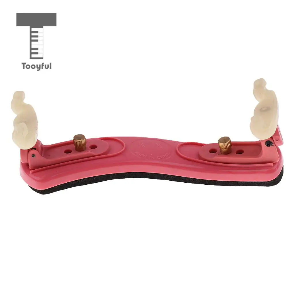 Tooyful Colorful Adjustable Violin Shoulder Rest Musical Support for 1/4 1/8 Violin Fiddle Parts