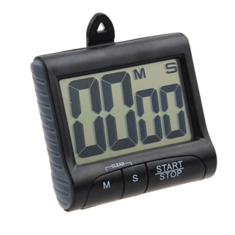 

kitchen timer clock Magnet Digital Kitchen Count Down Counter Timer Beeping Alarm Clock Large LCD Digital Kitchen Timer 2019