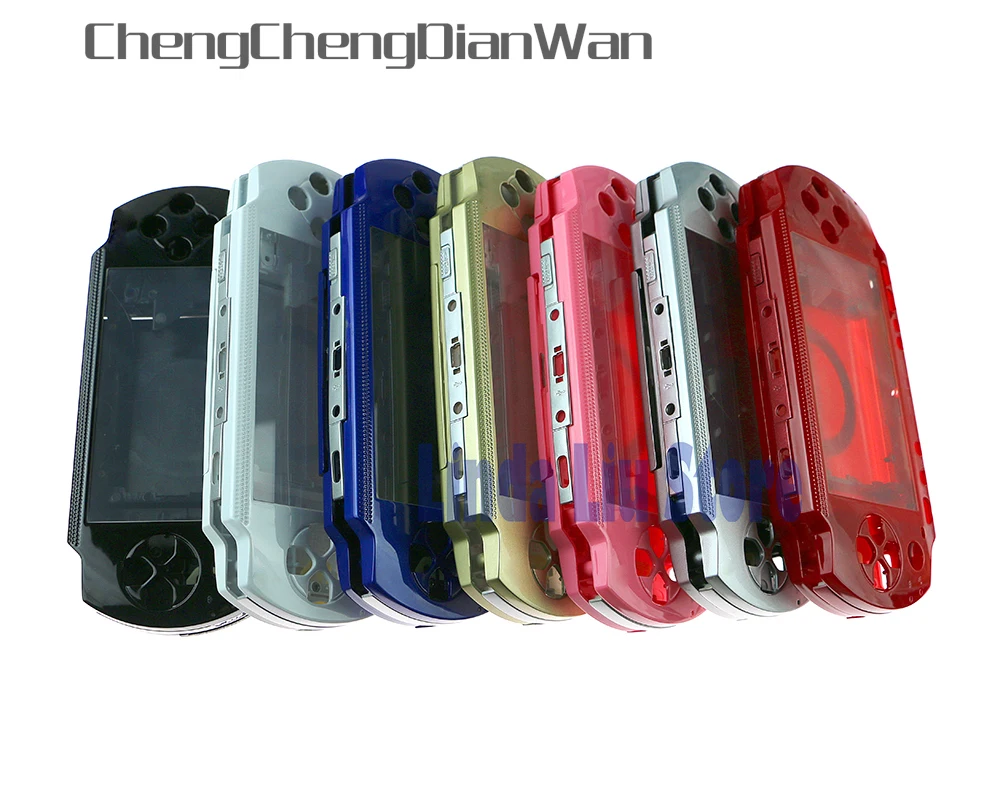 ChengChengDianWan Полная Крышка корпуса чехол с кнопками винты для PSP 1000 замена 3