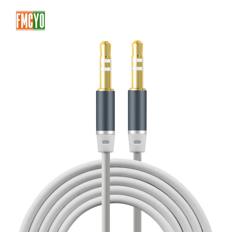 

Gold Plated Plug 3.5mm Aux Cable Male to Male Audio Cable Line For Car iPhone MP3/MP4 Headphone Speaker