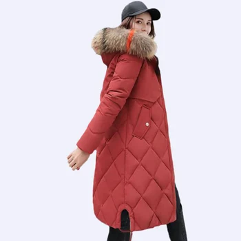 

2018 winter jacket women plus size 3XL women parkas thick lady coats winter woman female outerwear fur collar coats