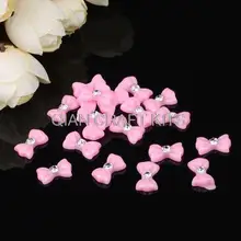 500 шт декор поделки украшения DIY декоден Смола Кабошон дизайн ногтей 3d Лук/Стразы для ногтей, сотовые телефоны 1,2 см