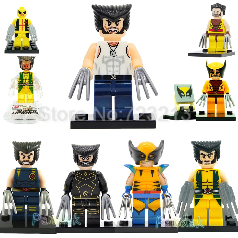 

Marvel Super Heroes Wolverine Block Single Sale X-Men Building Blocks Sets Models Bricks Toys XH234 XINH011