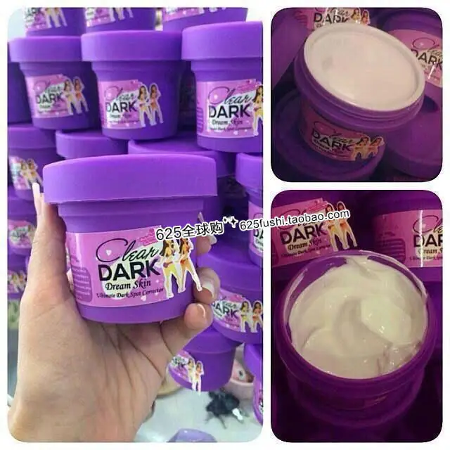 clear dark cream