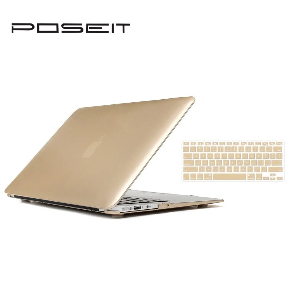 Frosted Surface Matte Hard Cover Case +Silicone Keyboard Cover For Apple Macbook Air 13 inch Model : A1369 and A1466